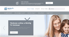 Desktop Screenshot of mindigtv.hu